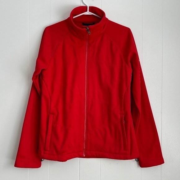 Columbia Interchange full zip fleece lined red jacket size L - Picture 1 of 16